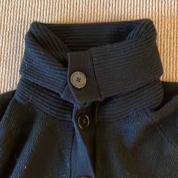 Guess black chunky knit short sleeve sweater - Picture 3 of 5